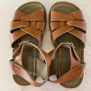 Saltwater Sandal Brown Toddler Sz 9